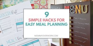 10 SUPER Easy Meal Planning Tips & Hacks to Try