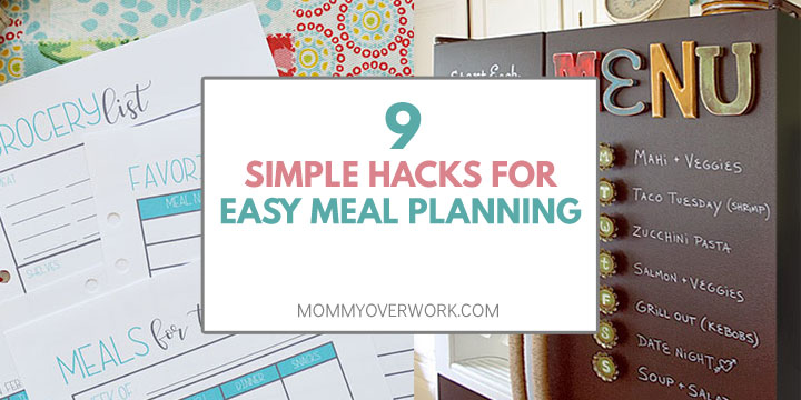 10 SUPER Easy Meal Planning Tips & Hacks to Try