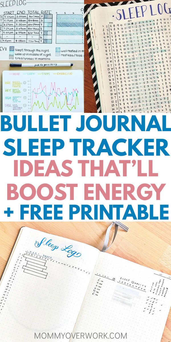 Bullet Journal Sleep Tracker Ideas to CATCH ZZZ's [FREE Printable]