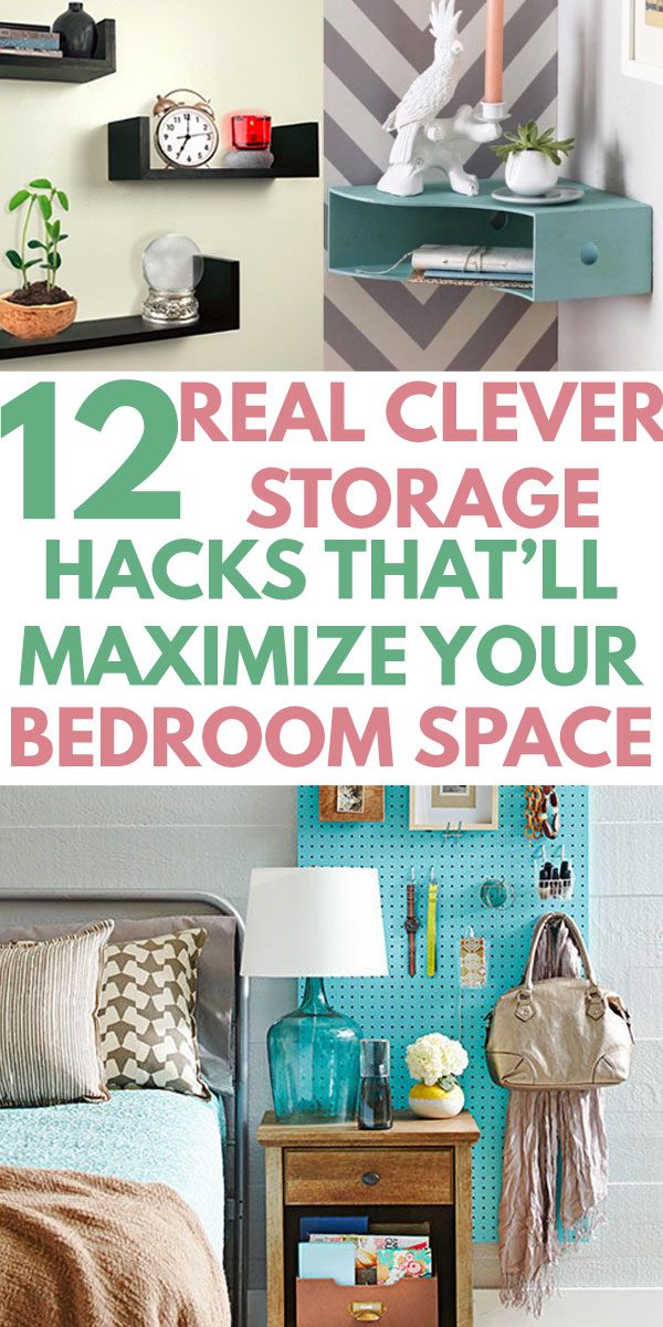 12 Super Easy Bedroom Organization Ideas to SAVE TONS OF SPACE