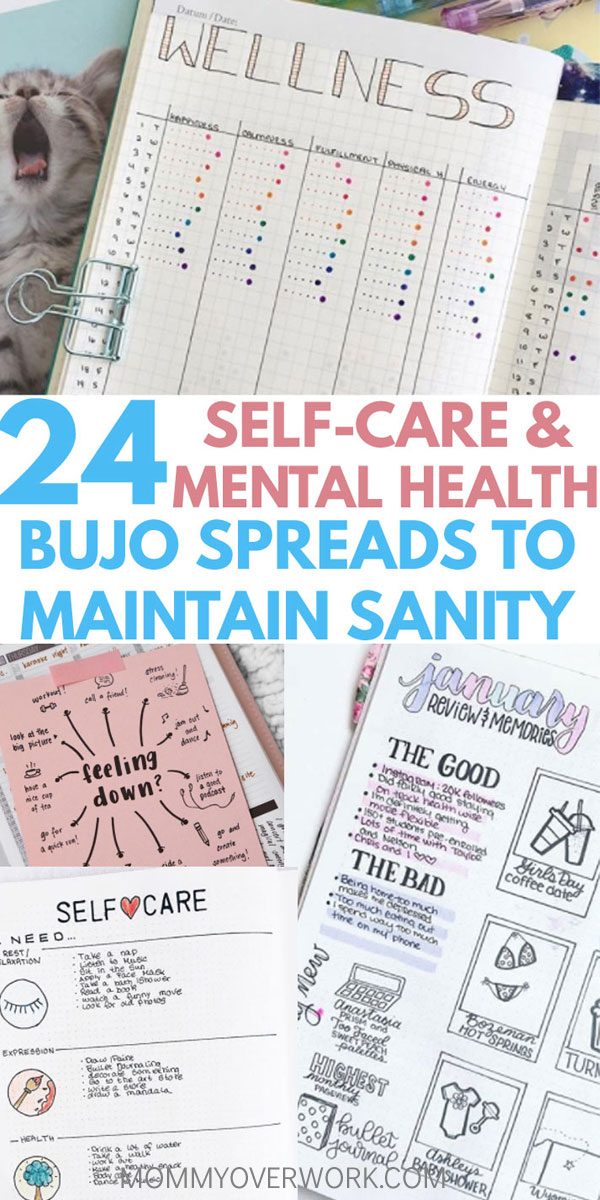 24 Self Care Bullet Journal Ideas for OPTIMAL MENTAL HEALTH