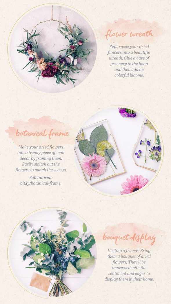 4 Easy Ways to Dry Flowers + 7 Floral Arrangement Ideas