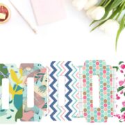 preview of free cash envelope templates with gorgeous, feminine designs like florals, hexagons, chevron, and botanical patterns.