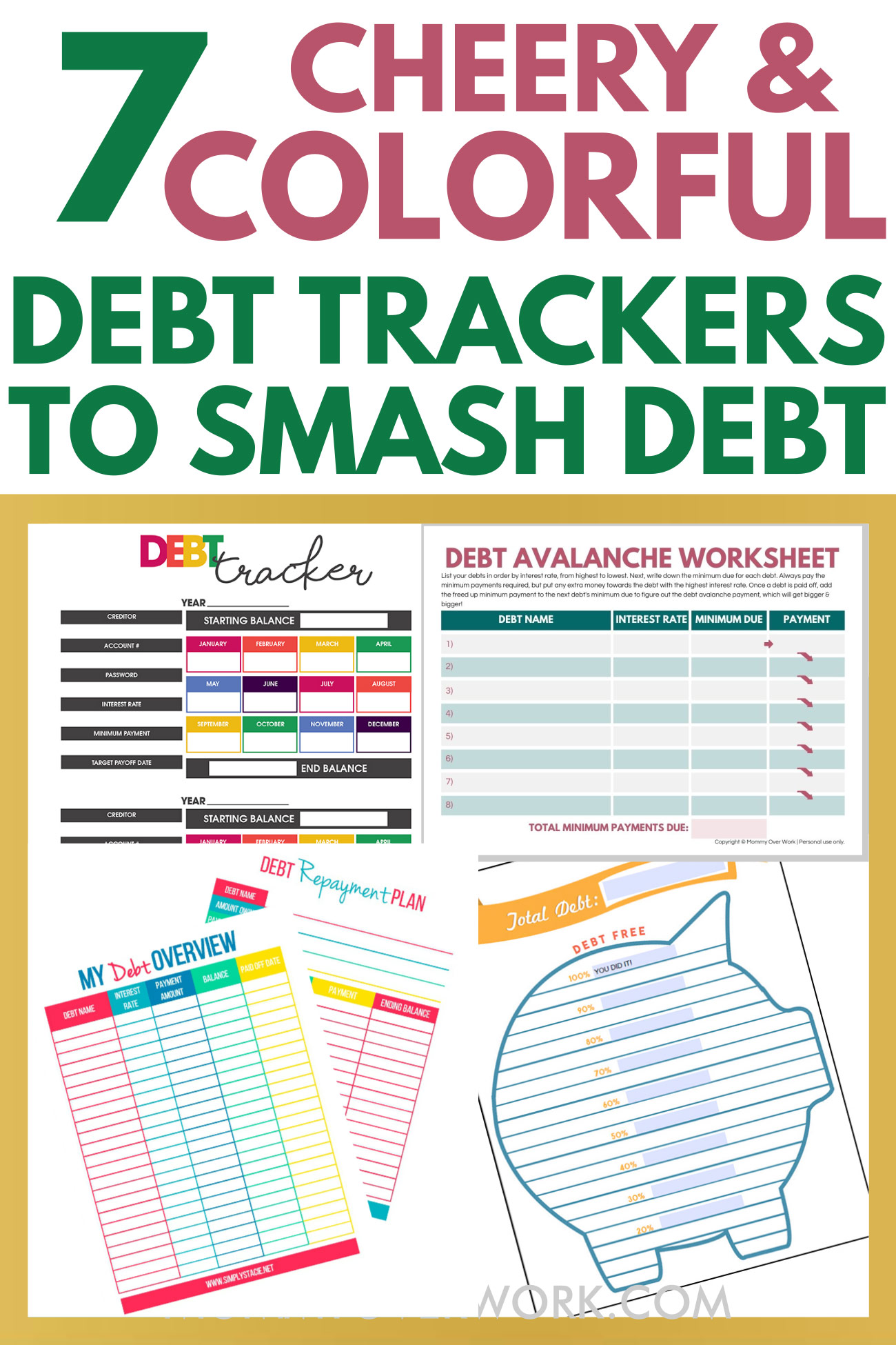 Free Printable Debt Tracker Pdf