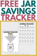Mason Jar Money Challenge [Free Savings Tracker Printable]
